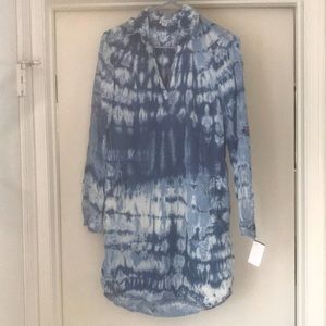 Splendid denim tie dye dress